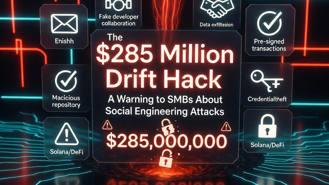 The $285 Million Drift Hack: A Warning to SMBs About Social Engineering Attacks